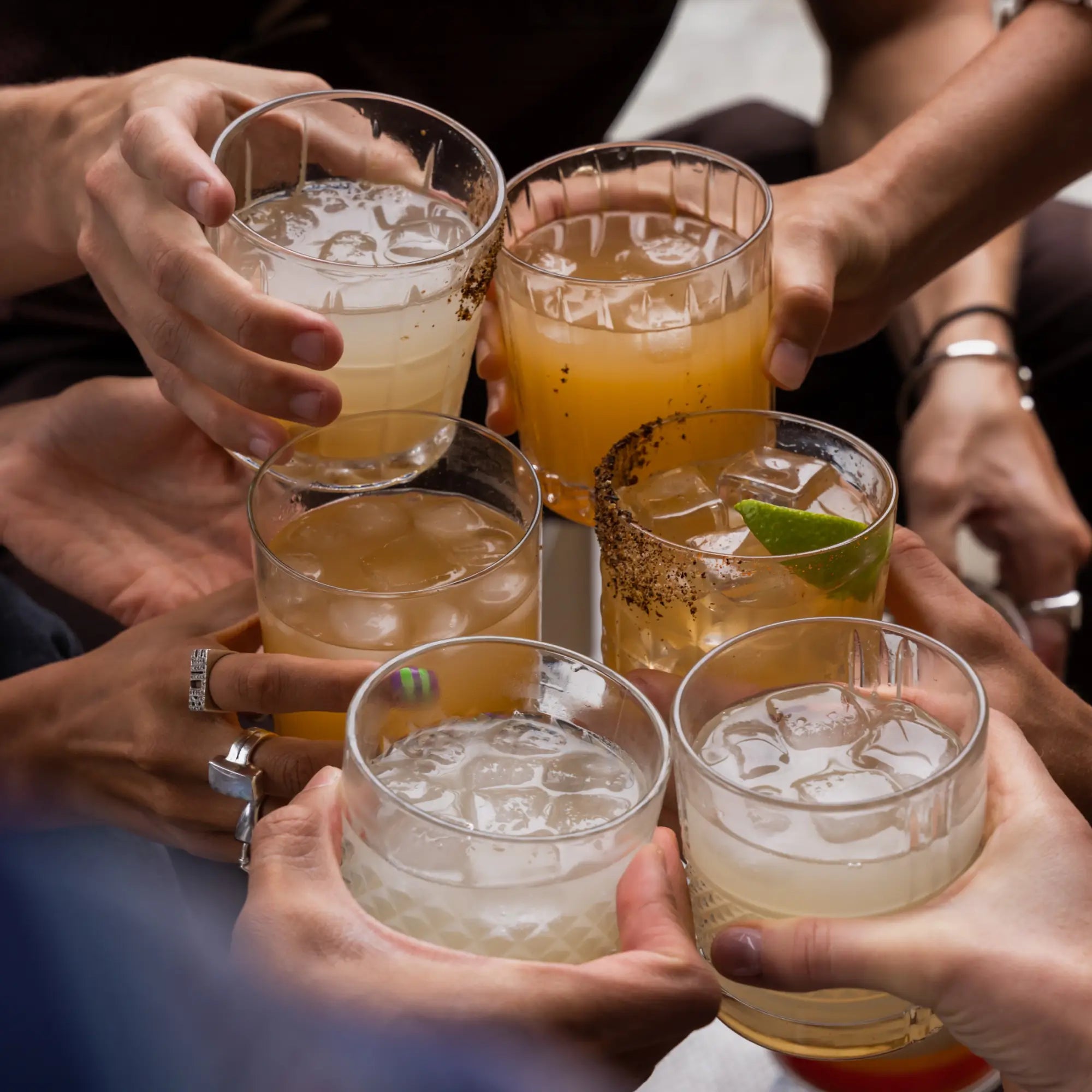 Batchwell cocktail mix variety pack featuring margarita, mojito, and whiskey sour flavors.