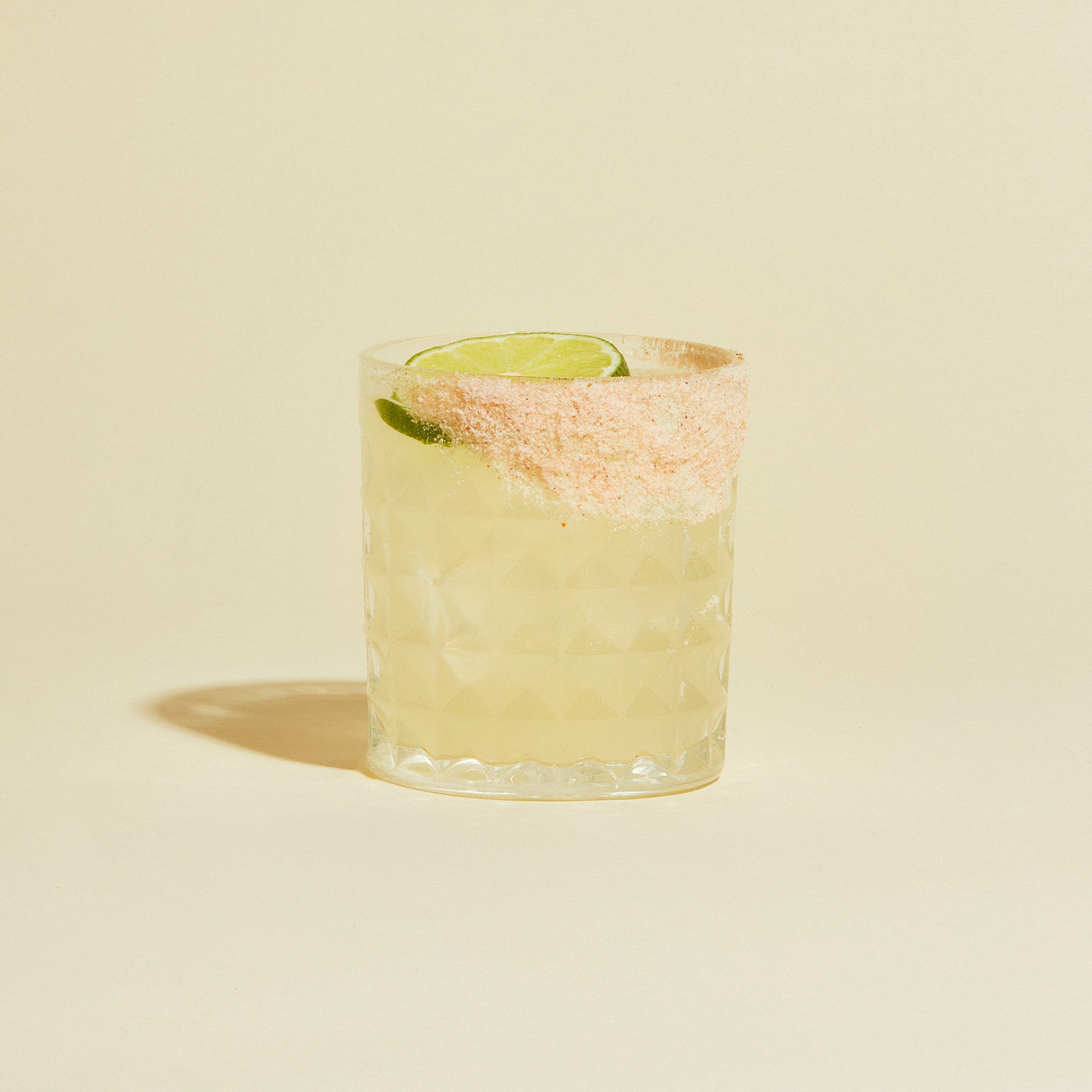 Skinny margarita made from single packets